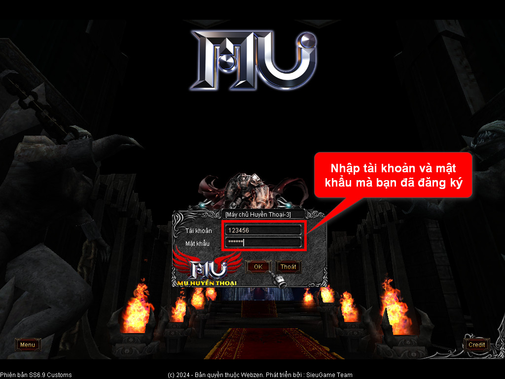 Chức năng chính của Game MU Thiên Long